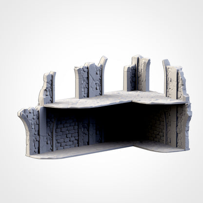 WTC Classic Ruins Set – Static Tournament Terrain for 28–32mm Games