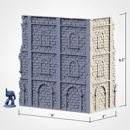 WTC Classic Ruins Set – Static Tournament Terrain for 28–32mm Games