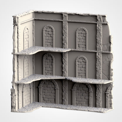 WTC Classic Ruins Set – Static Tournament Terrain for 28–32mm Games
