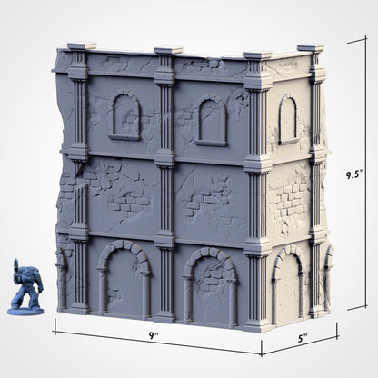 WTC Classic Ruins Set – Static Tournament Terrain for 28–32mm Games