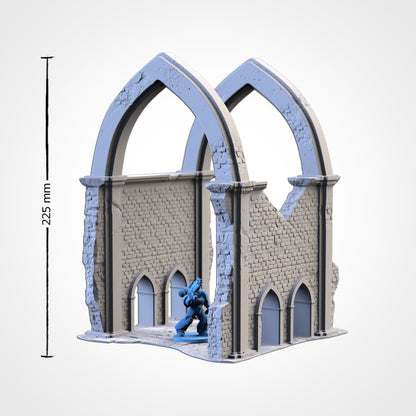 Majestic Ruins – Gothic Arch Terrain for 28–32mm Wargaming
