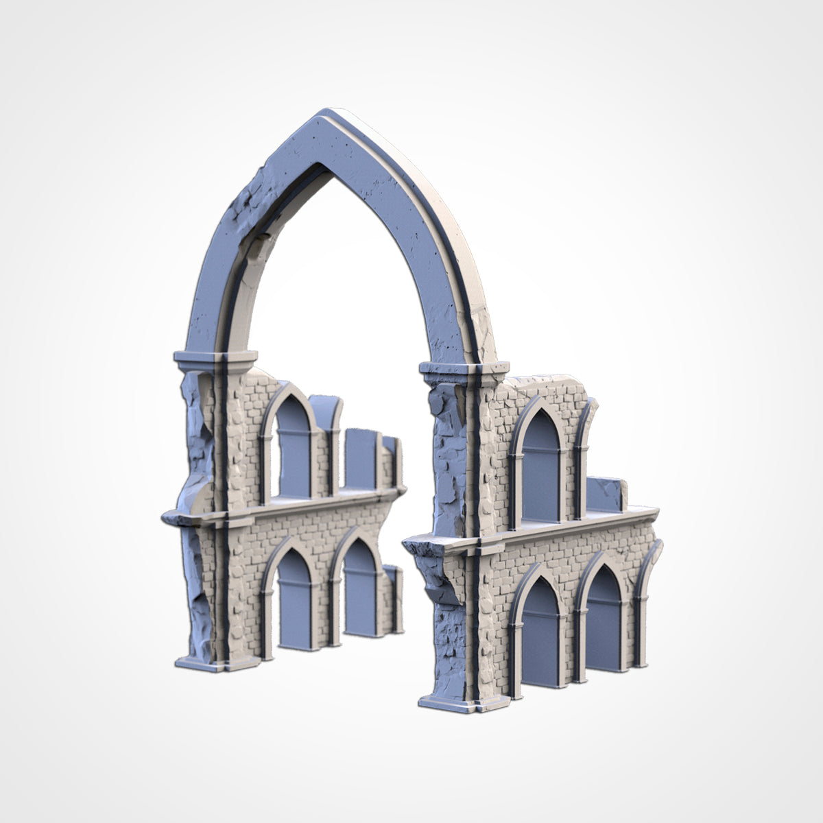 Majestic Ruins – Gothic Arch Terrain for 28–32mm Wargaming
