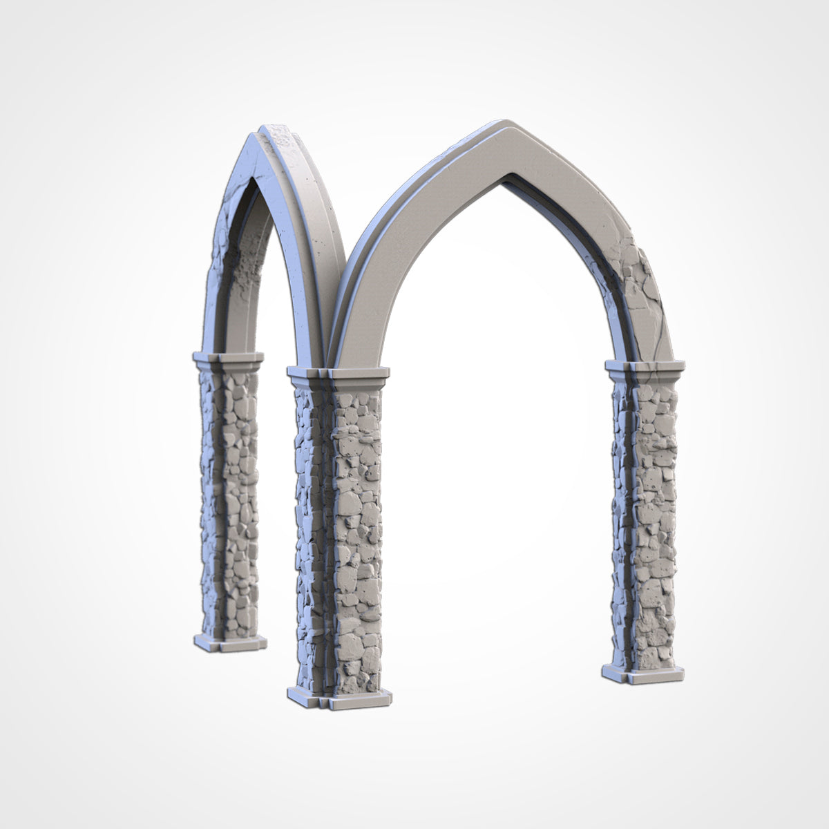 Majestic Ruins – Gothic Arch Terrain for 28–32mm Wargaming