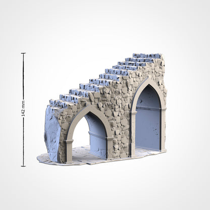 Majestic Ruins – Gothic Arch Terrain for 28–32mm Wargaming