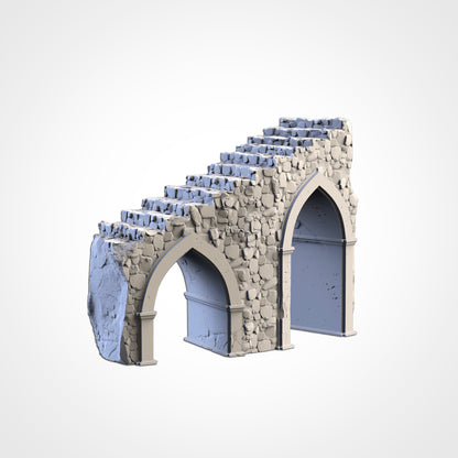 Majestic Ruins – Gothic Arch Terrain for 28–32mm Wargaming