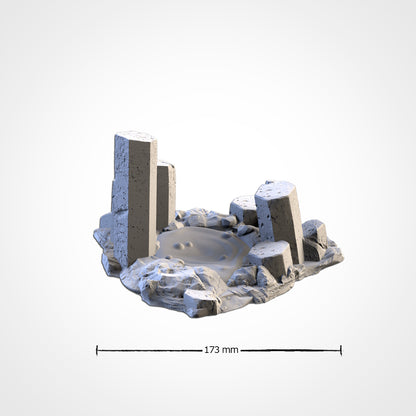 Basalt Volcanoes – 3D Printed Volcanic Terrain for 28–32mm Games