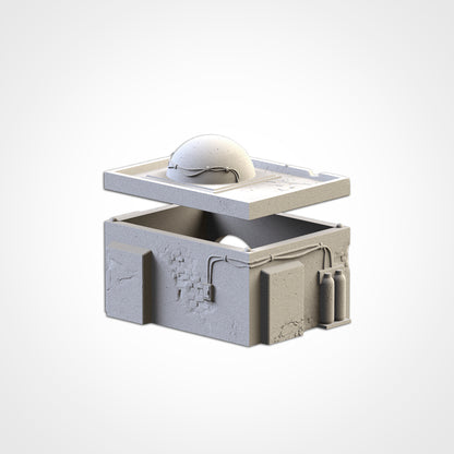 Desert Buildings – Modular Sci-Fi Outpost Set for 28–32mm Games