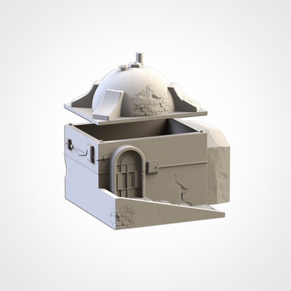 Desert Buildings – Modular Sci-Fi Outpost Set for 28–32mm Games