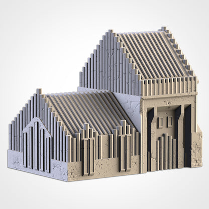 Cult Buildings – Brutalist Modular Terrain for 28–32mm Games
