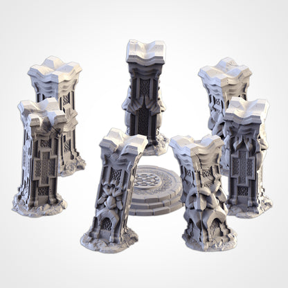 Dwarven Village – Ancestral Halls and Mountain Entrances for 28–32mm Games