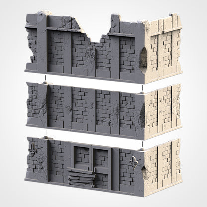 WTC City Ruins Set – Static Tournament Terrain for 28–32mm Games