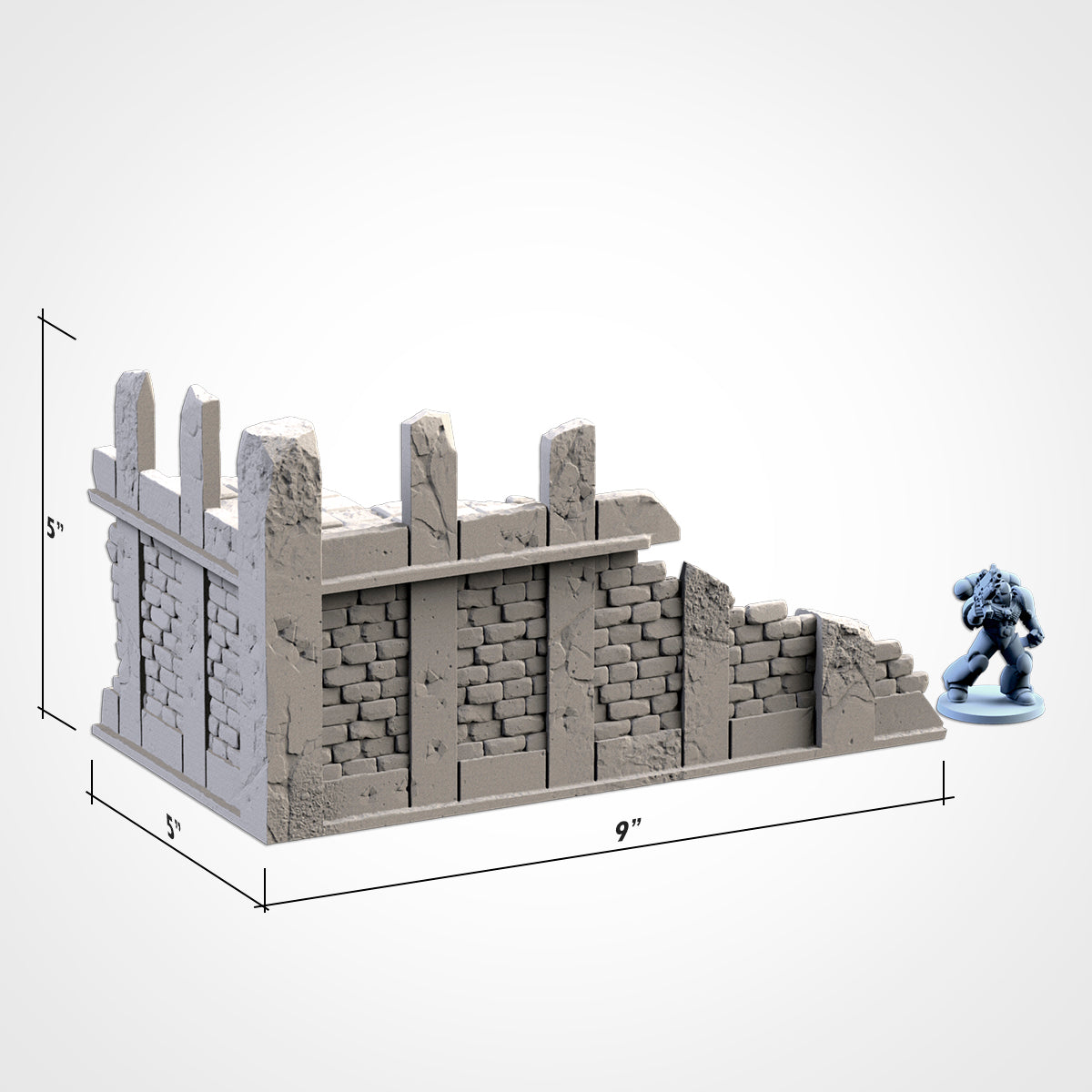 WTC City Ruins Set – Static Tournament Terrain for 28–32mm Games