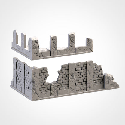 WTC City Ruins Set – Static Tournament Terrain for 28–32mm Games