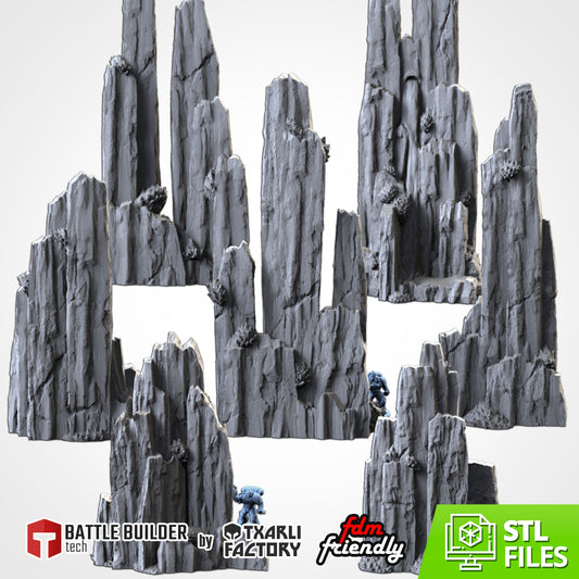 High Mountains – Vertical Cliff Terrain for 28–32mm Games