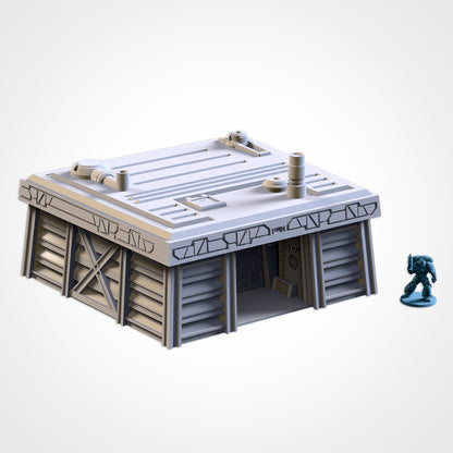 Modular Bunkers – 3D Printed Sci-Fi Terrain for 28–32mm Games