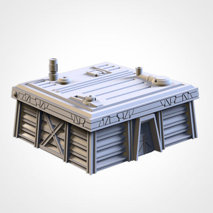 Modular Bunkers – 3D Printed Sci-Fi Terrain for 28–32mm Games