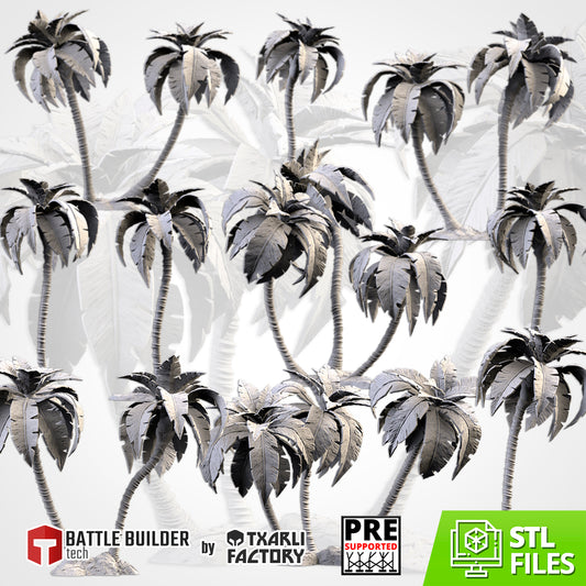 Palm Trees – Jungle & Island Terrain for 28–32mm Miniature Games