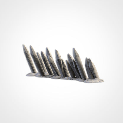 Wooden Fences and Stakes – Defensive Scatter Terrain for 28–32mm Games
