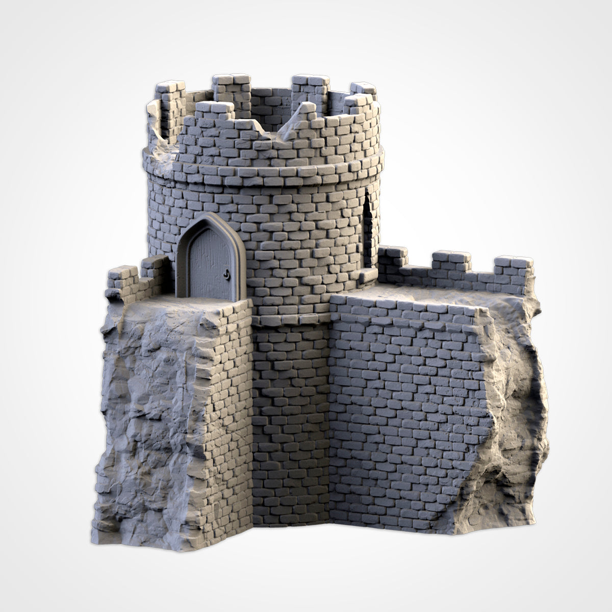 Ruined Castle – Modular Fortress Terrain for 28–32mm Games