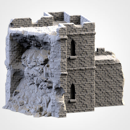 Ruined Castle – Modular Fortress Terrain for 28–32mm Games