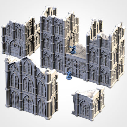Cathedral Ruins Set II – 3D Printed Gothic Ruins for 28–32mm Games