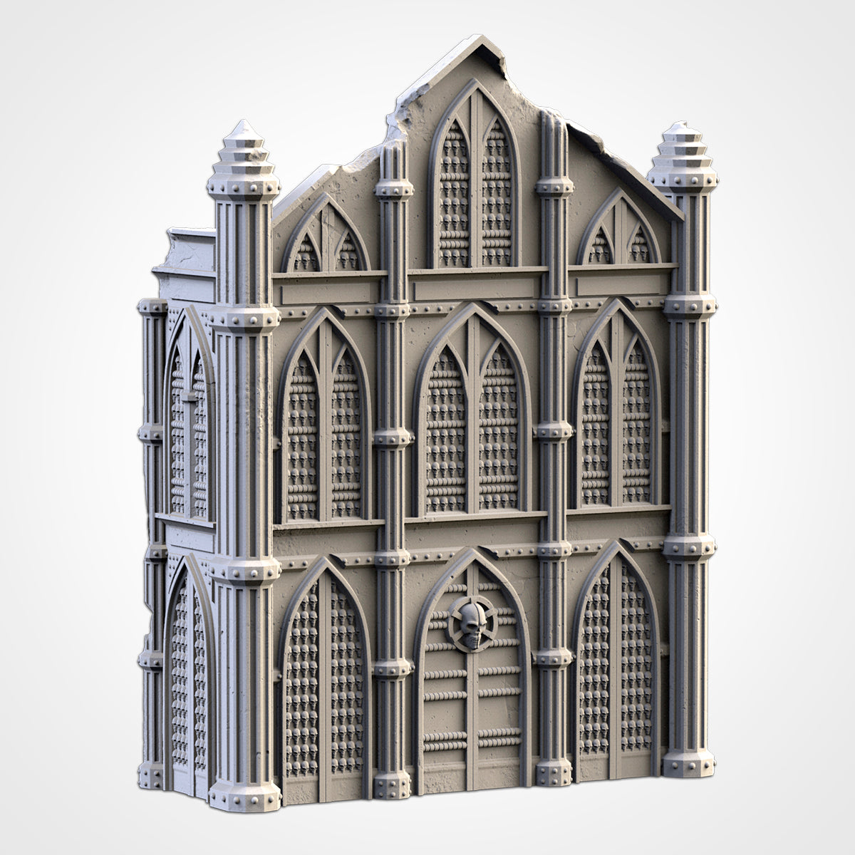 Cathedral Ruins Set II – 3D Printed Gothic Ruins for 28–32mm Games
