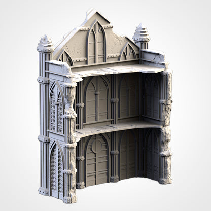 Cathedral Ruins Set II – 3D Printed Gothic Ruins for 28–32mm Games