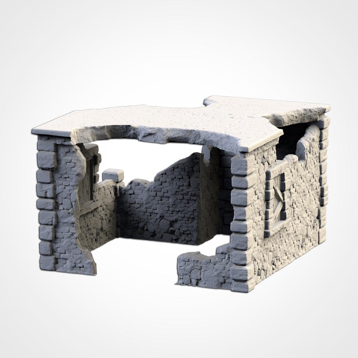 Abandoned Town - Modular Ruins for 28–32mm Games