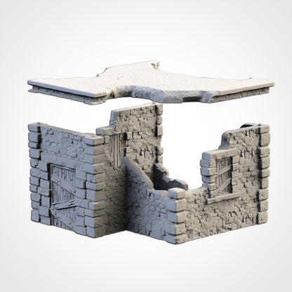 Abandoned Town - Modular Ruins for 28–32mm Games