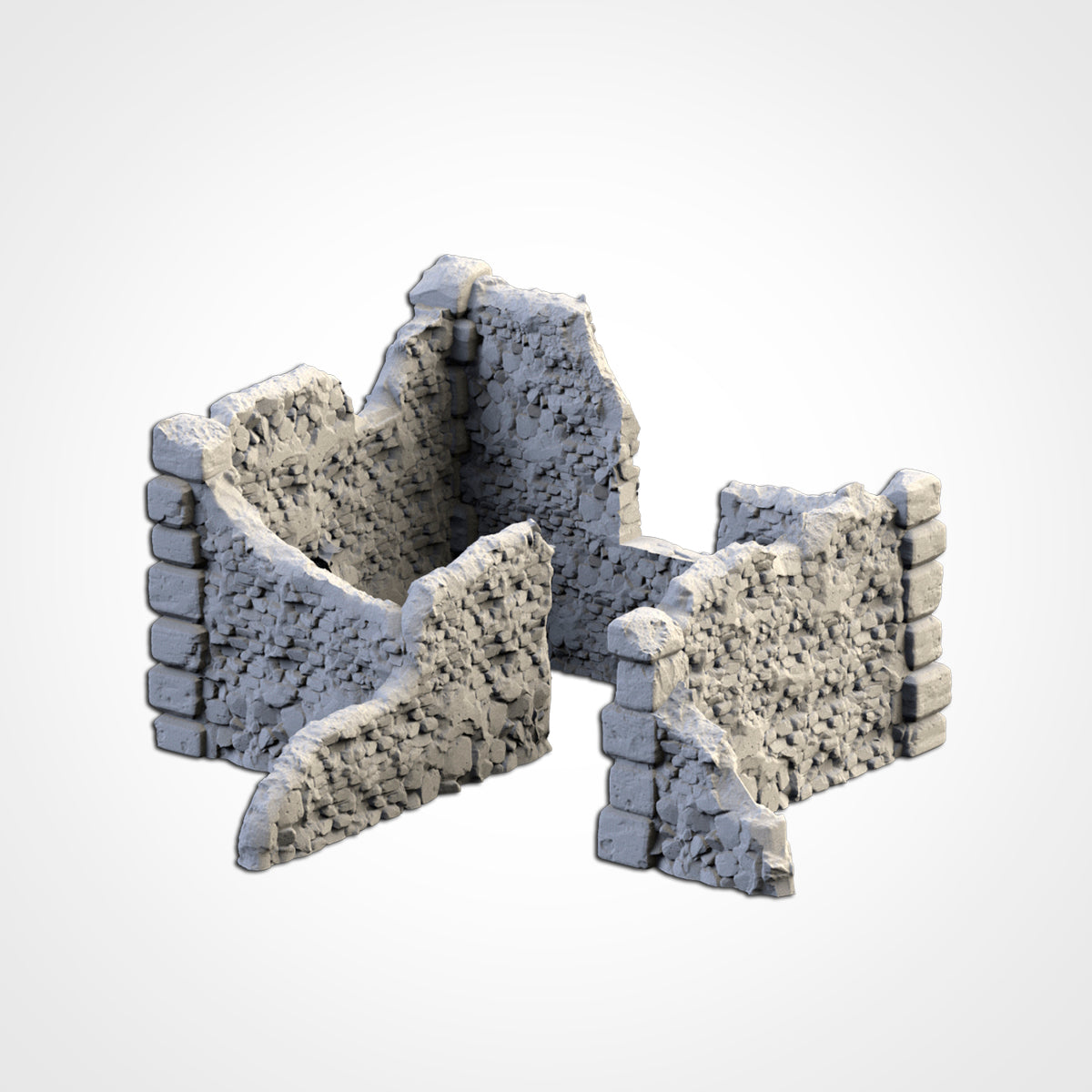 Abandoned Town - Modular Ruins for 28–32mm Games