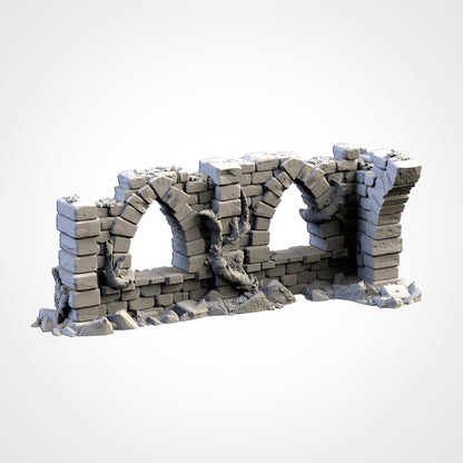 Abandoned City Ruins - Modular City Ruins for 28–32mm Games