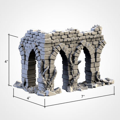 Abandoned City Ruins - Modular City Ruins for 28–32mm Games