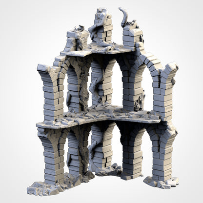 Abandoned City Ruins - Modular City Ruins for 28–32mm Games