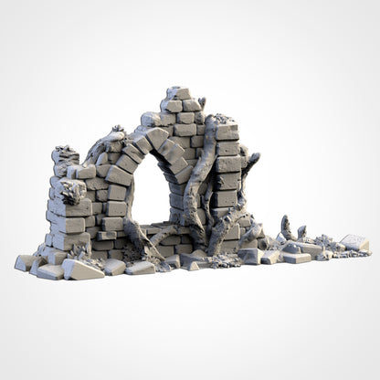 Abandoned City Ruins - Modular City Ruins for 28–32mm Games