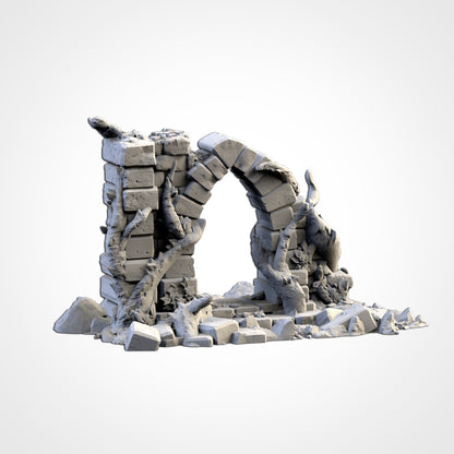 Abandoned City Ruins - Modular City Ruins for 28–32mm Games