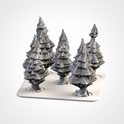 Classic Forests – Modular Tree Terrain for 28–32mm Games
