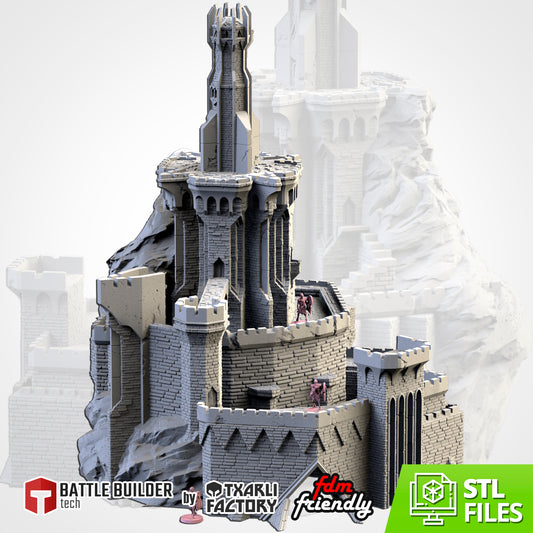 Dark Fortress – Towering Modular Fortress Terrain for 28–32mm Games