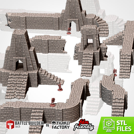 Modular Civilization | 3D Printed Ancient Ruins Terrain for 28–32mm Wargaming