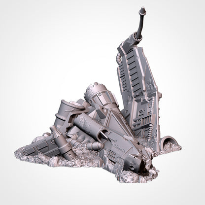 Crashed Starfighters – Wrecked Spacecraft Terrain for 28–32mm Games