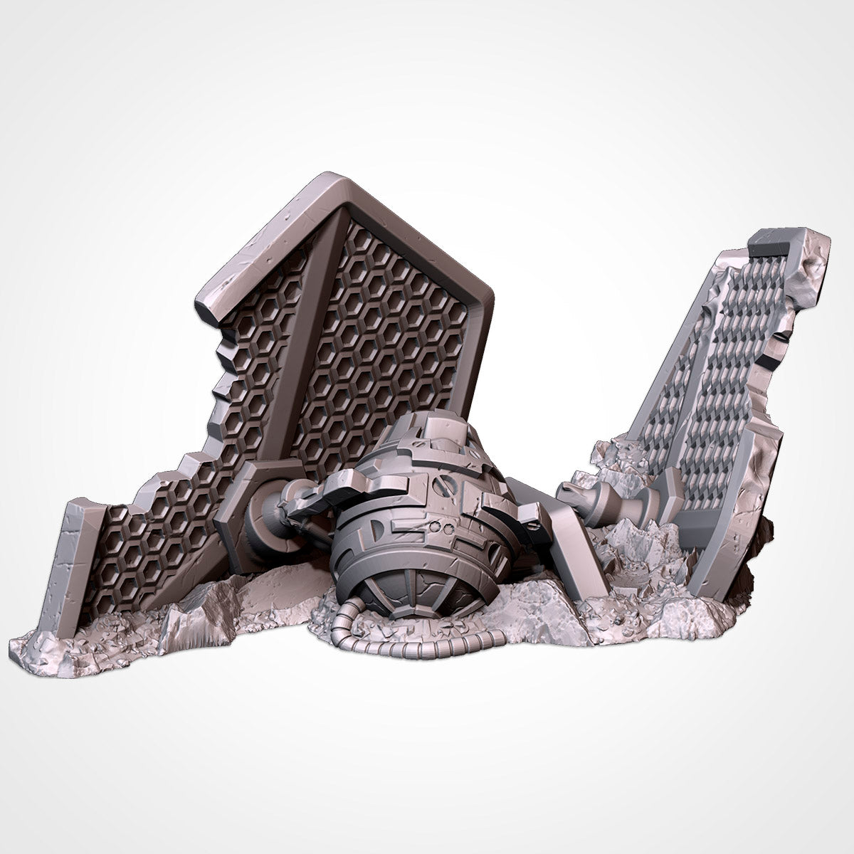 Crashed Starfighters – Wrecked Spacecraft Terrain for 28–32mm Games