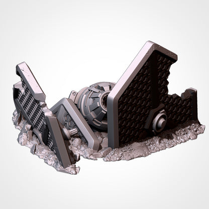 Crashed Starfighters – Wrecked Spacecraft Terrain for 28–32mm Games