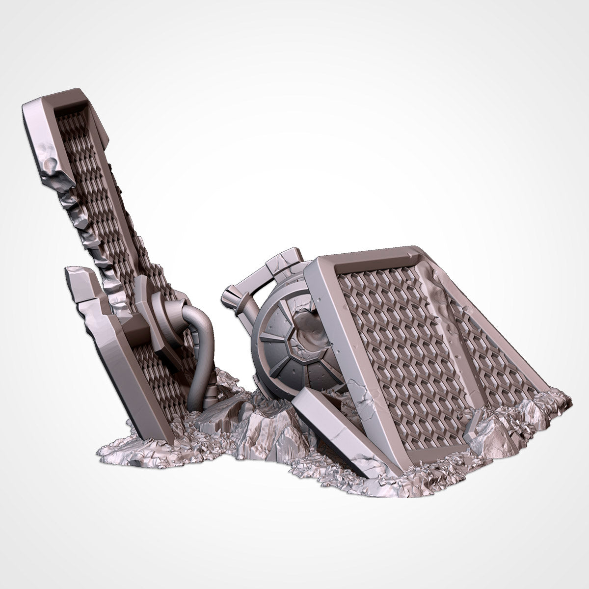 Crashed Starfighters – Wrecked Spacecraft Terrain for 28–32mm Games