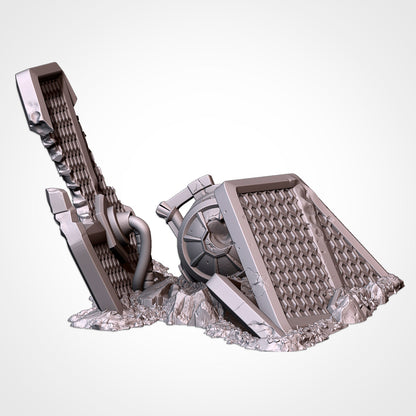 Crashed Starfighters – Wrecked Spacecraft Terrain for 28–32mm Games