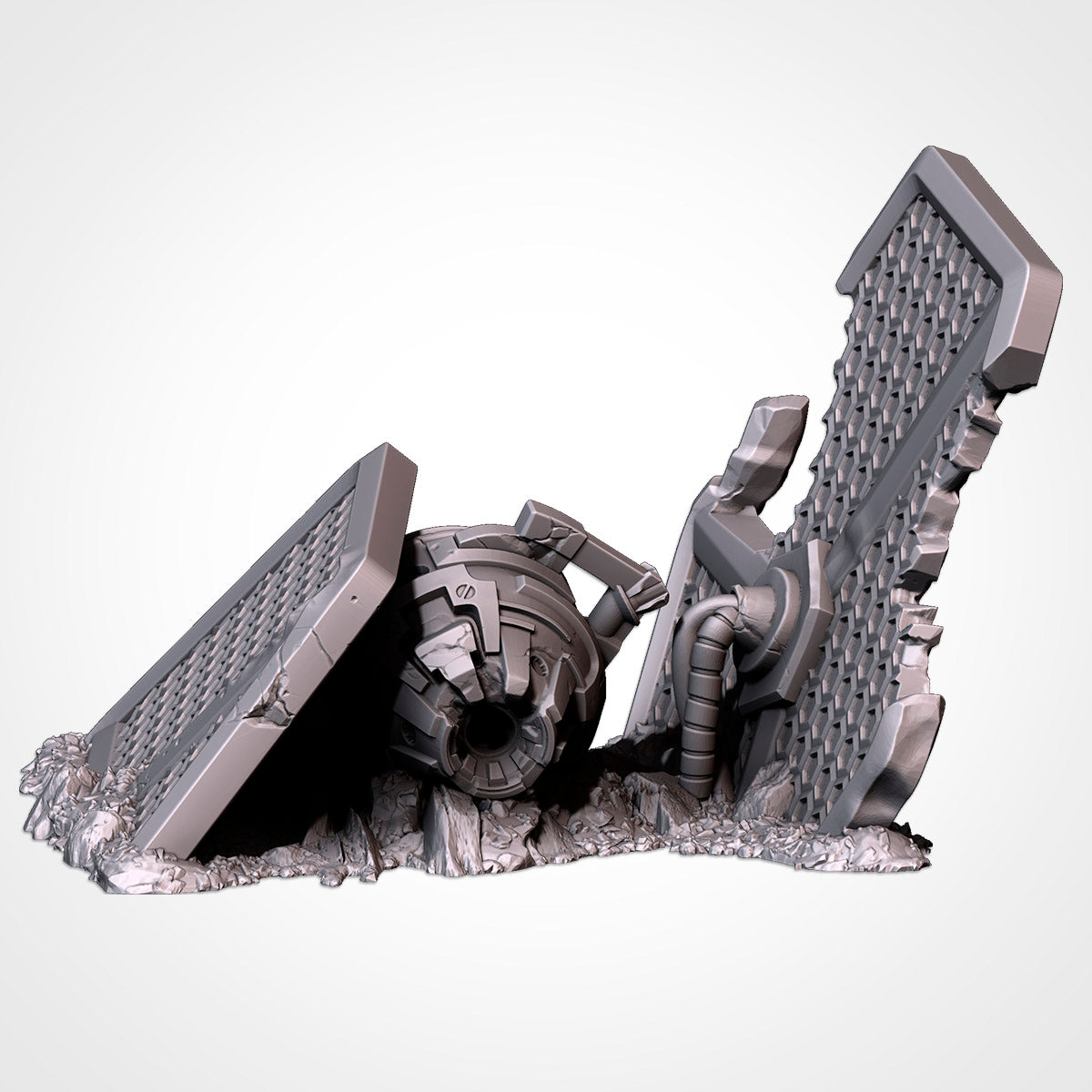 Crashed Starfighters – Wrecked Spacecraft Terrain for 28–32mm Games
