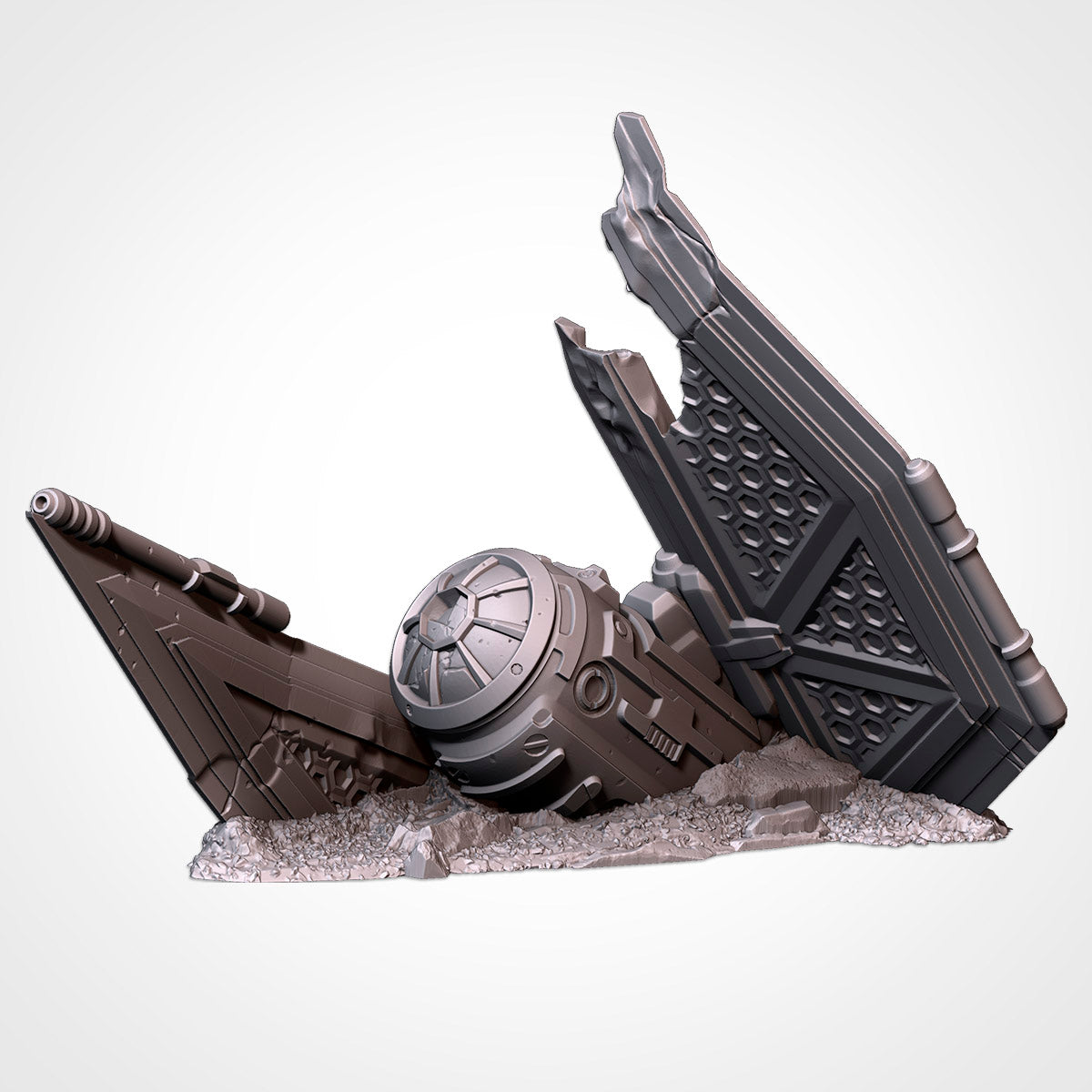 Crashed Starfighters – Wrecked Spacecraft Terrain for 28–32mm Games