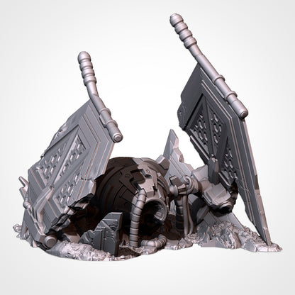 Crashed Starfighters – Wrecked Spacecraft Terrain for 28–32mm Games