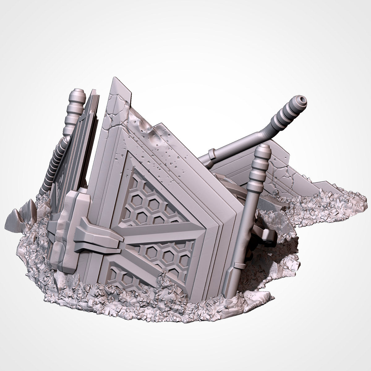 Crashed Starfighters – Wrecked Spacecraft Terrain for 28–32mm Games