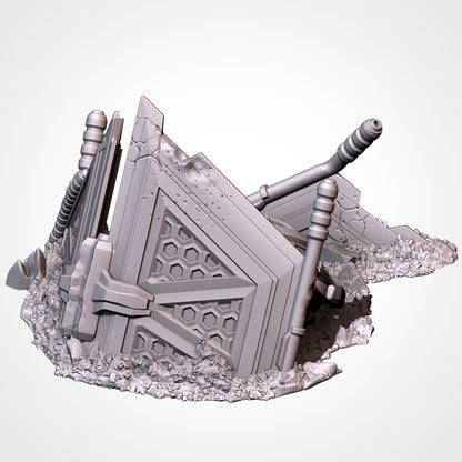 Crashed Starfighters – Wrecked Spacecraft Terrain for 28–32mm Games