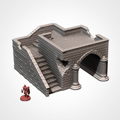 Medieval Bridges | 3D Printed Fantasy Terrain Set for 28–32mm Wargaming