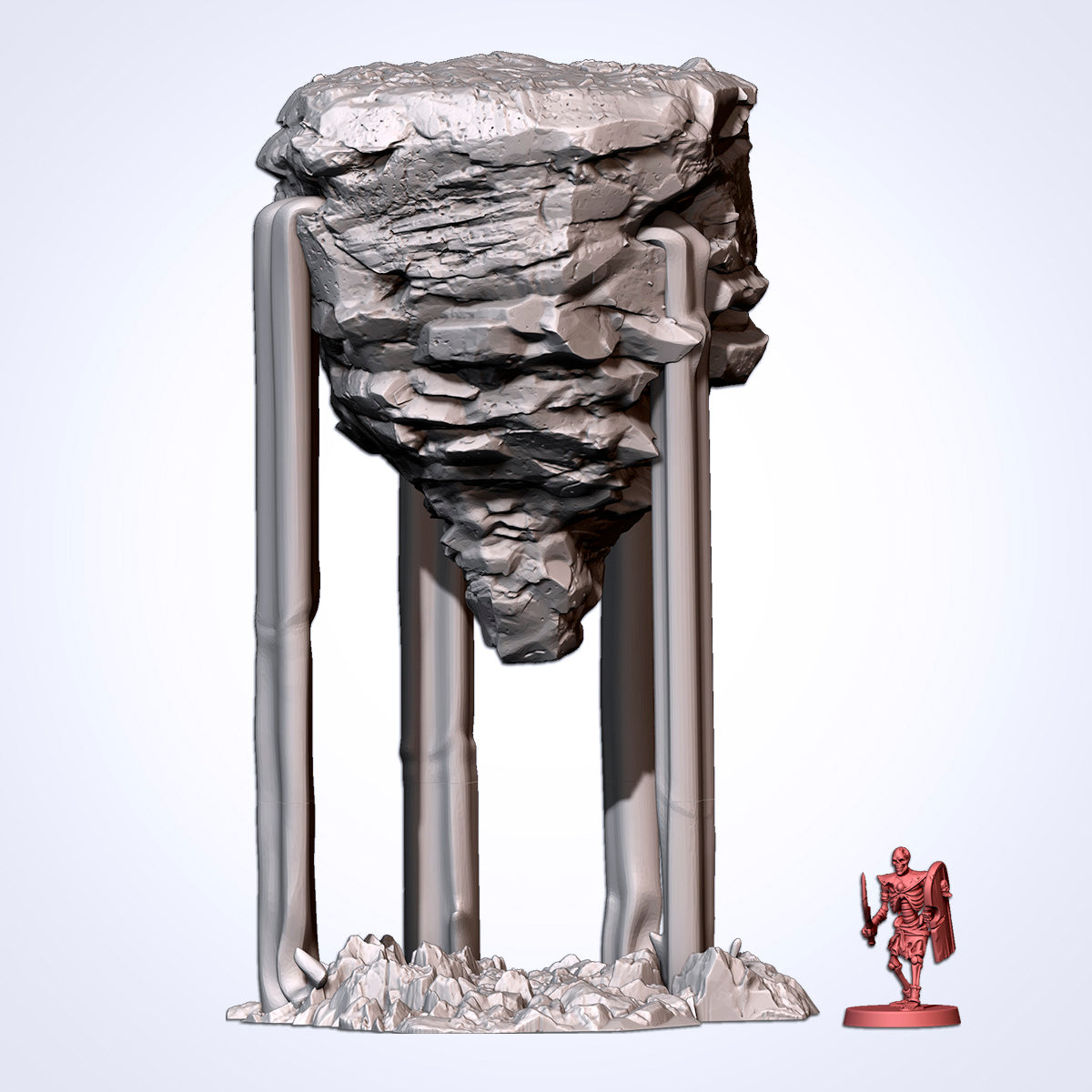 Floating Rocks – Modular Suspended Stone Platforms for 28–32mm Games